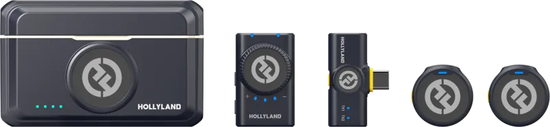 Hollyland LARK M2 Mini Combo with Camera RX + USB-C RX