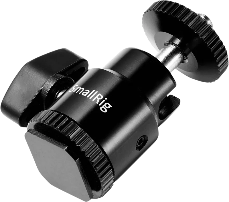 SMALLRIG 761 Camera Cold Shoe - Ballhead-1/4" Scre