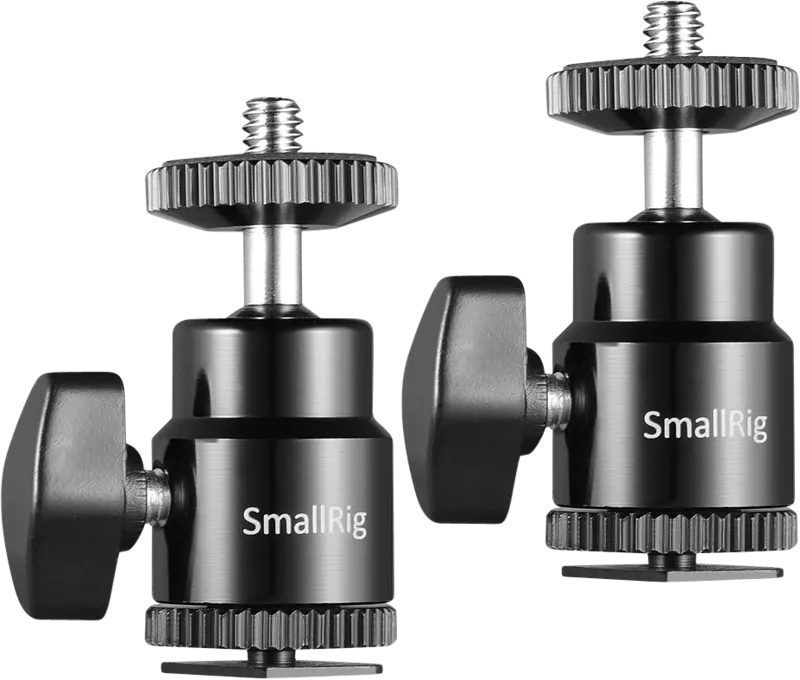 SMALLRIG 2059 Camera Cold Shoe -Ballhead-1/4"Sc 2P