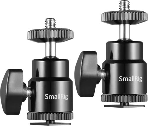 SMALLRIG 2059 Camera Cold Shoe -Ballhead-1/4"Sc 2P