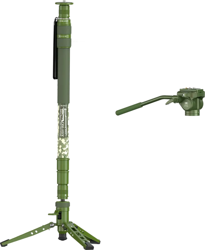 Sirui Monopod Video Set Pedal Version Camouflage CVM-145P + CT5X