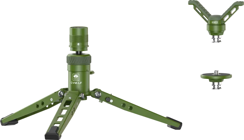 Sirui Table Tripod / Low Angle Monopod Feet & V-Shape Gun Pedal Version Green