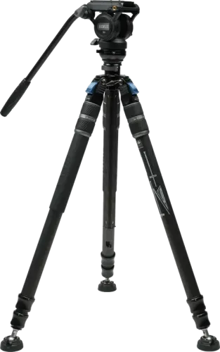 Sirui One Step Height Adjustment Carbon Video Tripod Kit SVS60 + S3