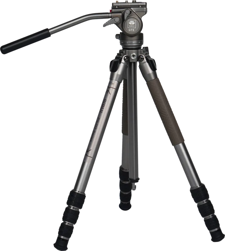Sirui Pilot Series Alu Tripod GT04+GT5 Videohead Grey