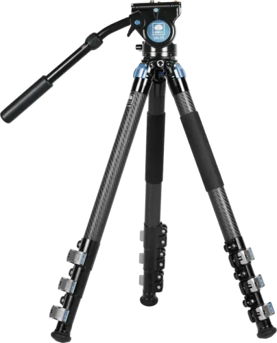 Sirui Carbon Fiber Tripod Kit with VideoHead L-324F + VH-10
