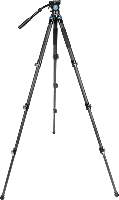Sirui Carbon Fiber Tripod Kit with VideoHead L-324F + VH-10