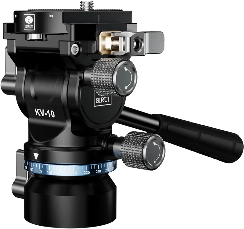 Sirui Pan & Tilt Head with Leveling Base KV-10