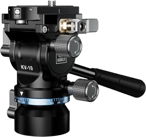 Sirui Pan & Tilt Head with Leveling Base KV-10