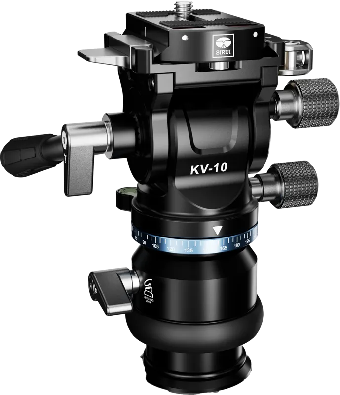 Sirui Pan & Tilt Head with Leveling Base KV-10