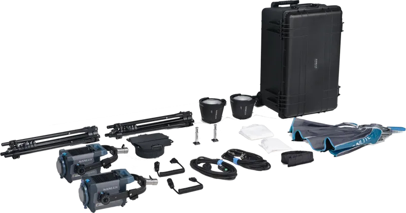 NANLUX Evoke 150C 2-Light Kit in Trolley Hardcase