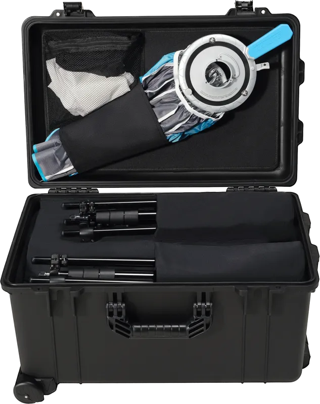 NANLUX Evoke 150C 2-Light Kit in Trolley Hardcase