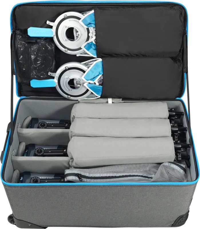 NANLUX Evoke 150C 3-Light Kit in Trolley Case