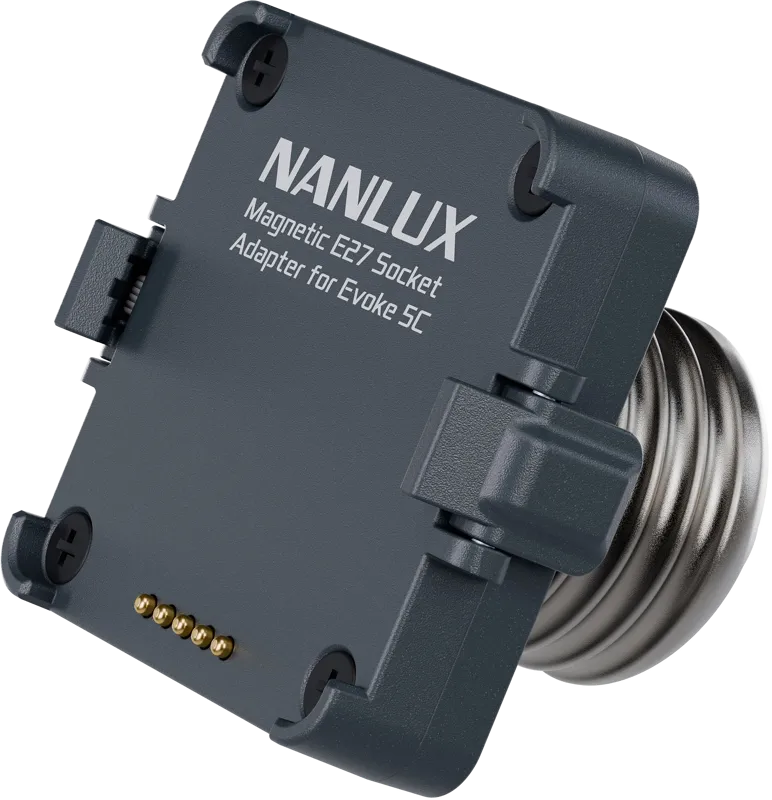 NANLUX Evoke 5C Magnetic E27 Socket Adapter