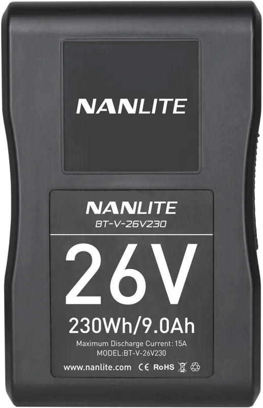 Nanlite battery V-mount 26V 230WH