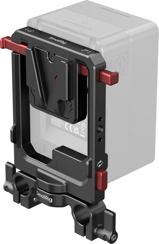SmallRig 6273 Rotatable V-Mount Battery Plate with Dual V-Locks and 15mm Dual Rod Clamp