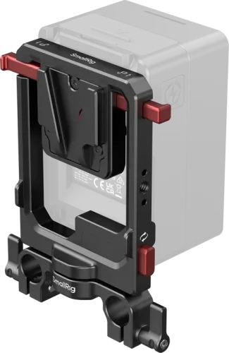 SmallRig 6273 Rotatable V-Mount Battery Plate with Dual V-Locks and 15mm Dual Rod Clamp