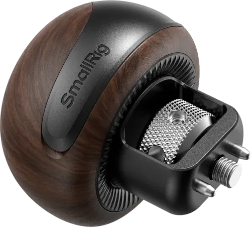 SmallRig 5926 Mini Wooden Side Handle with 1/4''-20 Locating Screw