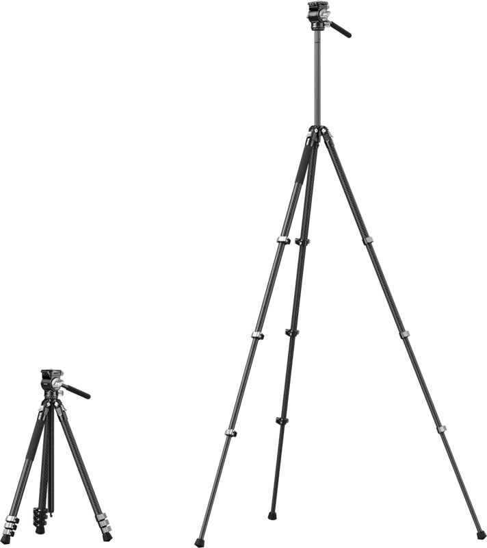 SmallRig 5885 Portable Carbon Fiber Tripod for Action Cameras