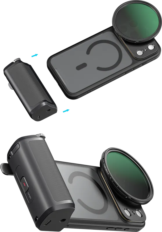 SmallRig 6301 FilMov Photography Grip Kit with Filter for iPhone 17 Pro Max
