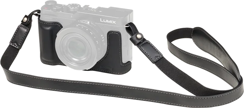 SmallRig 6274 Leather Half Case Kit for Panasonic LUMIX L10 Black