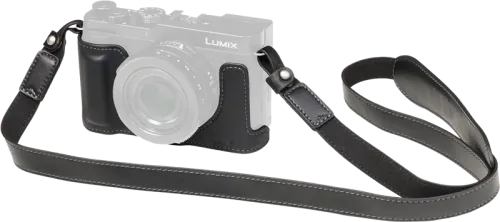 SmallRig 6274 Leather Half Case Kit for Panasonic LUMIX L10 Black