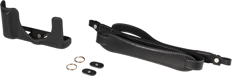 SmallRig 6274 Leather Half Case Kit for Panasonic LUMIX L10 Black