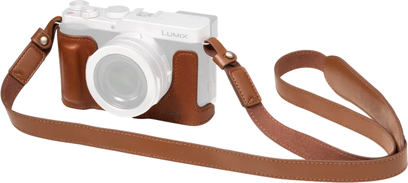 SmallRig 6275 Leather Half Case Kit for Panasonic LUMIX L10 Brown
