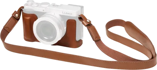 SmallRig 6275 Leather Half Case Kit for Panasonic LUMIX L10 Brown