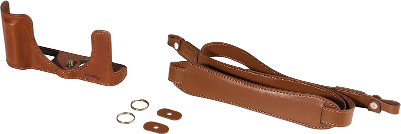 SmallRig 6275 Leather Half Case Kit for Panasonic LUMIX L10 Brown