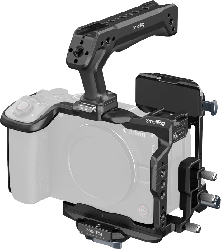 SmallRig 6381 HawkLock Quick Release Cage Kit with V-Mount Battery Plate for Canon EOS R6 V