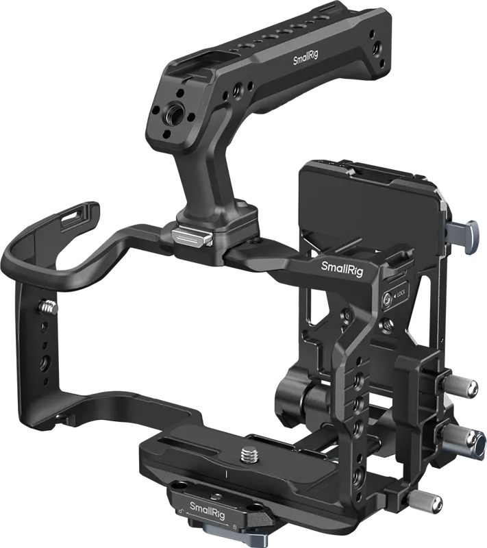 SmallRig 6381 HawkLock Quick Release Cage Kit with V-Mount Battery Plate for Canon EOS R6 V