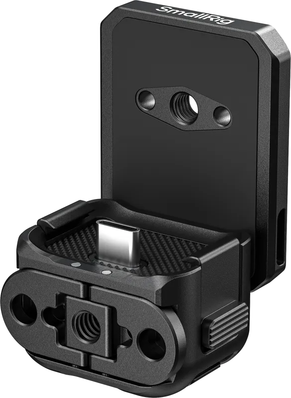 SmallRig 6359 Attachable Quick Release Backplate Mount Support with USB-C Port for DJI Osmo Pocket 4