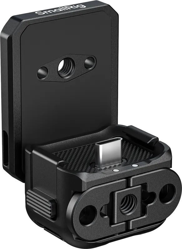 SmallRig 6359 Attachable Quick Release Backplate Mount Support with USB-C Port for DJI Osmo Pocket 4
