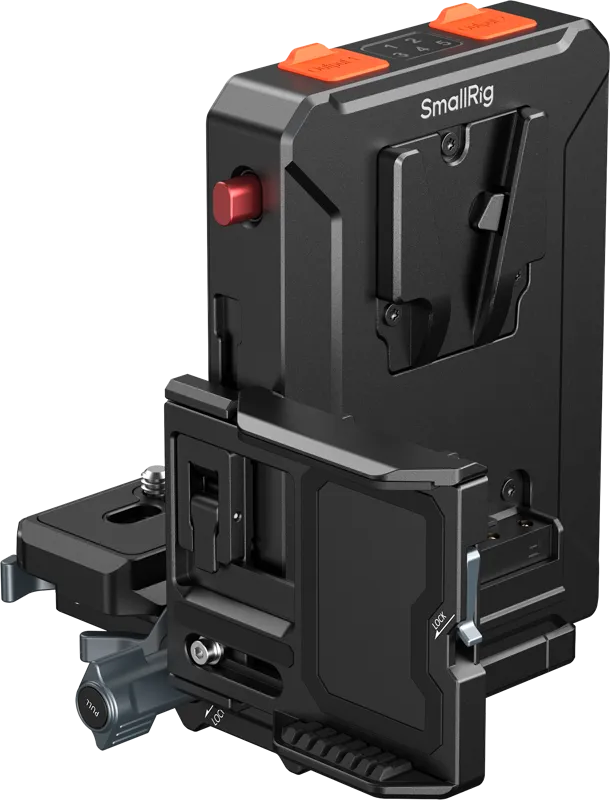 SmallRig 5899 Intelligent V-Mount Battery Adapter Plate Compatible with Arca-Swiss