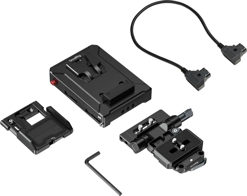 SmallRig 5899 Intelligent V-Mount Battery Adapter Plate Compatible with Arca-Swiss