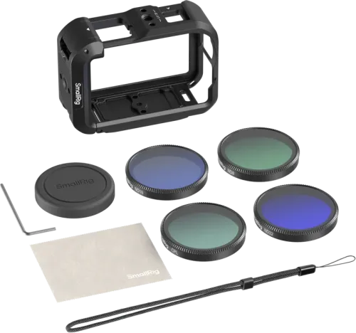 SmallRig 6374 Advanced Camera Cage Kit with Filters for DJI Osmo Action 6