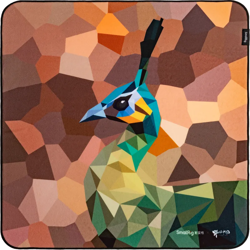 SmallRig 6040 Camera Wrap Wild China Film Series Green Peafowl Pattern