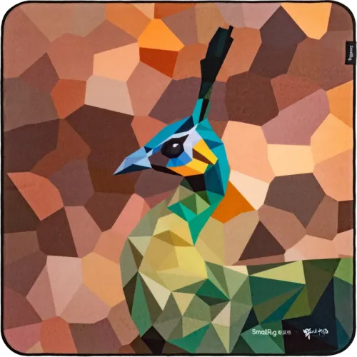 SmallRig 6040 Camera Wrap Wild China Film Series Green Peafowl Pattern