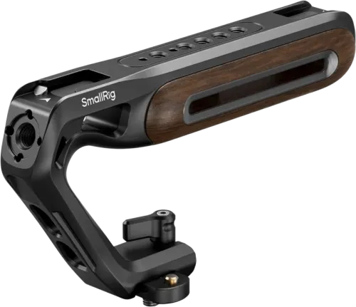 SmallRig 5251 Wooden Top Handle with NATO Clamp