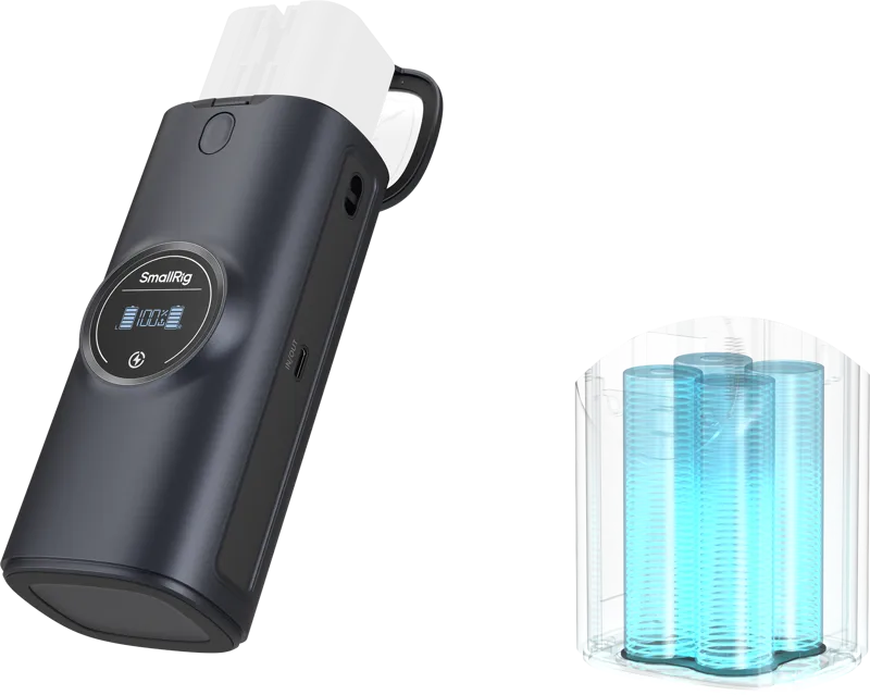 SmallRig 5108 Power Bank Charger Case Kit for Canon LP-E6P / LP-E6NH Camera Batteries