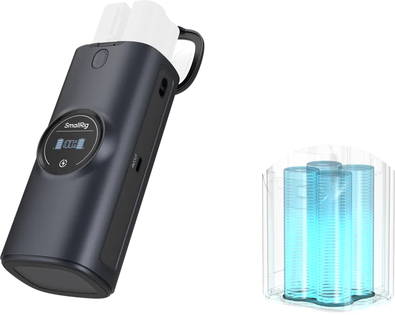 SmallRig 5110 Power Bank Charger Case Kit for Nikon EN-EL15c Camera Batteries