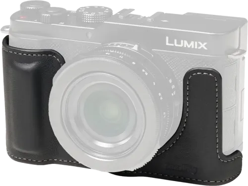 SmallRig 5698 Leather Half Case for Panasonic LUMIX L10 Black