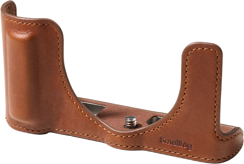 SmallRig 5699 Leather Half Case for Panasonic LUMIX L10 Brown