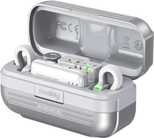 SmallRig 5716 S70 Wireless Microphone with Multi-Device Compatibility (White)
