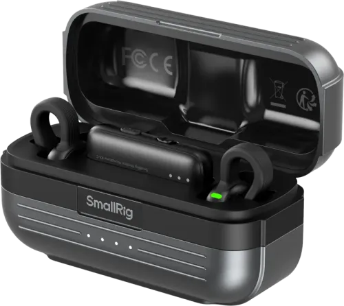 SmallRig 5717 S70-C2 Wireless Microphone with USB-C Adapter for Phones (Black)