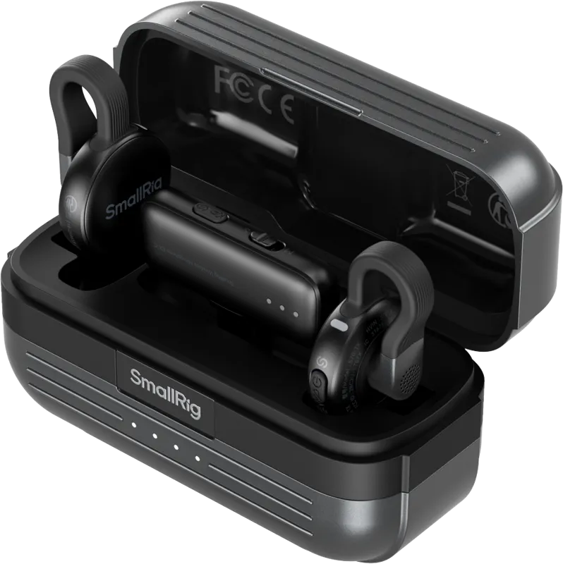 SmallRig 5717 S70-C2 Wireless Microphone with USB-C Adapter for Phones (Black)