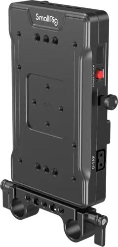 SmallRig 3203 Advanced V-Mount Battery Mount Plate with Dual 15mm Rod Clamp