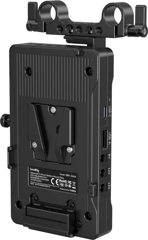 SmallRig 3204 Advanced V-Mount Battery Mount Plate with Adjustable Arm