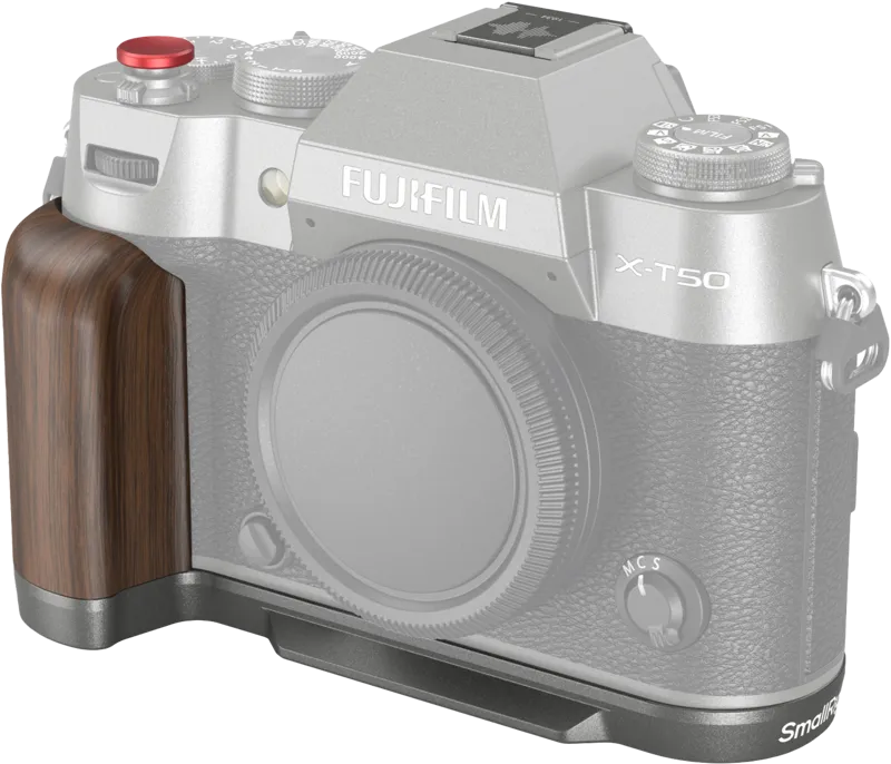SmallRig 4736 Wooden L-Shape Grip for Fujifilm X-T50 Charcoal Silver