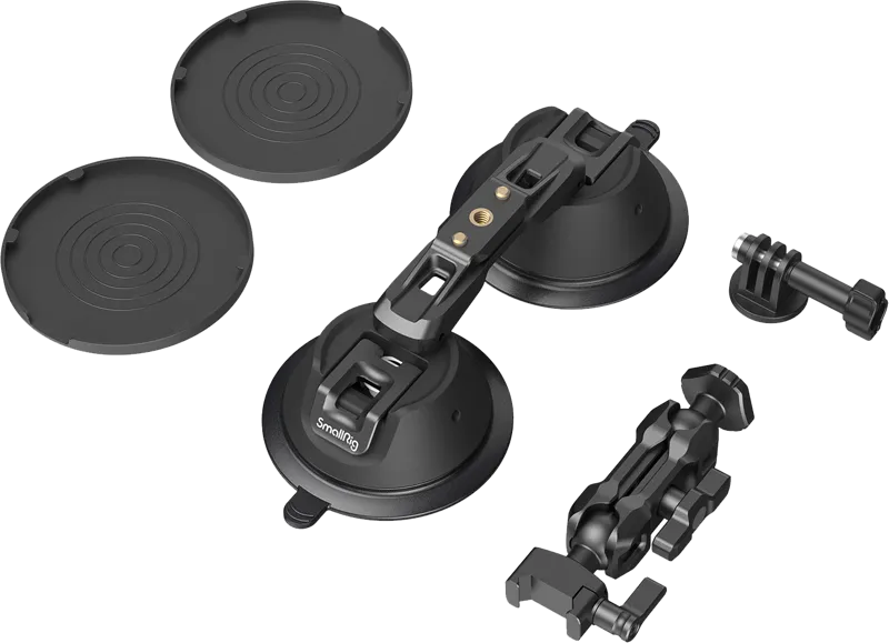 SmallRig 3566 Suction Cup Portable Dual with Camera Mount  SC-2K